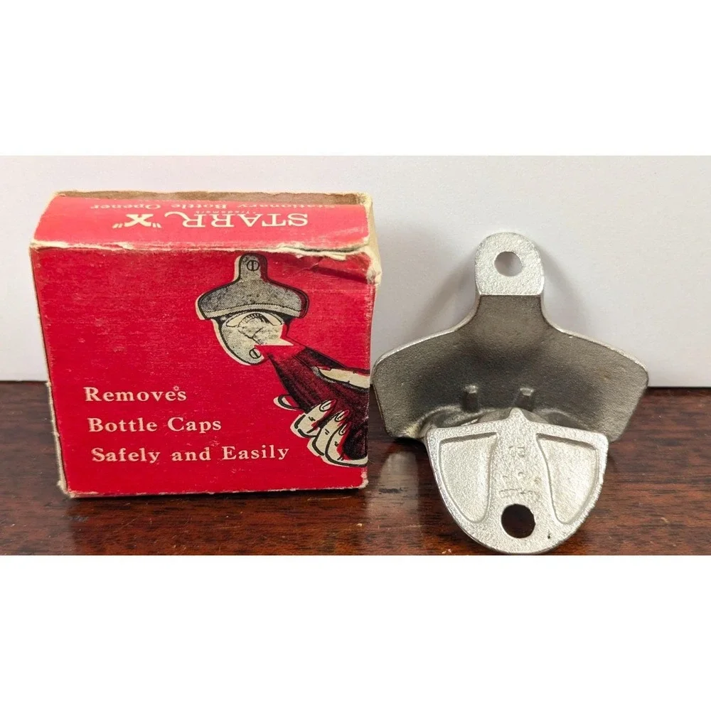 Vintage Starr X Coca-Cola Wall Mount Bottle Opener Brown Mfg Co Original Box